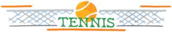 Tennis Logo Outline Machine Embroidery Design