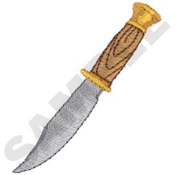 Bowie Knife Machine Embroidery Design