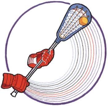 Lacrosse Logo Machine Embroidery Design