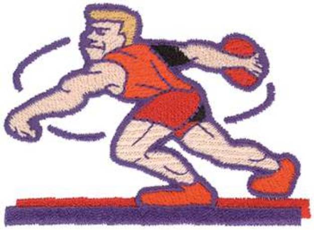 Picture of Discus Thrower Machine Embroidery Design