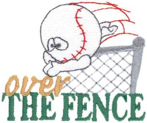 Picture of Over The Fence Machine Embroidery Design