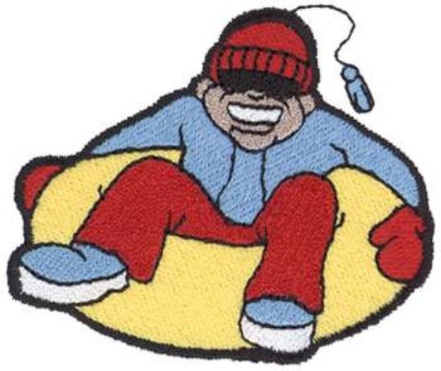 Picture of Snow Tubing Machine Embroidery Design