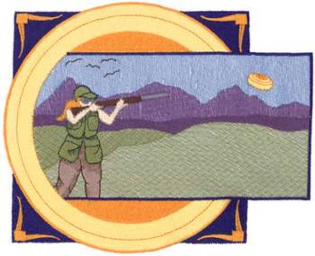 Picture of Womens Skeet Machine Embroidery Design