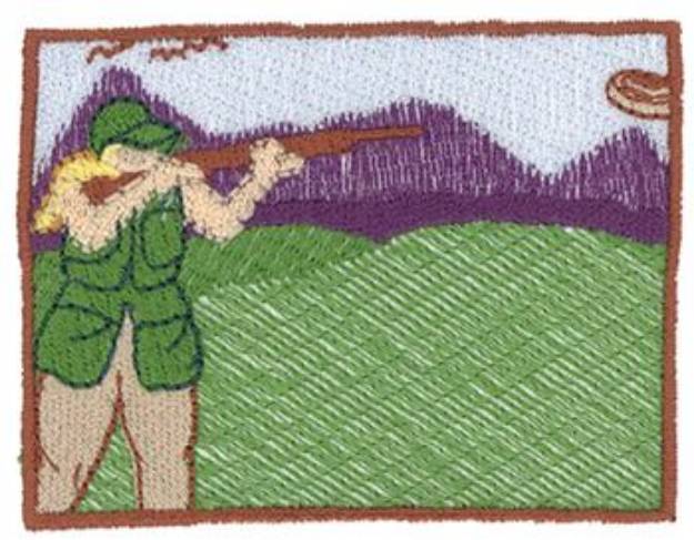 Picture of Womens Skeet Machine Embroidery Design