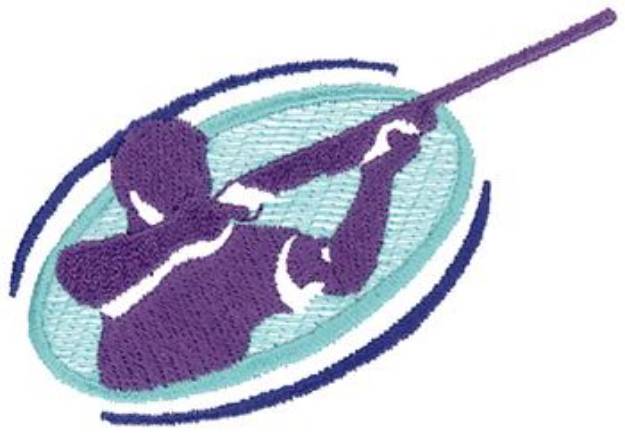 Picture of Skeet Shooting Machine Embroidery Design