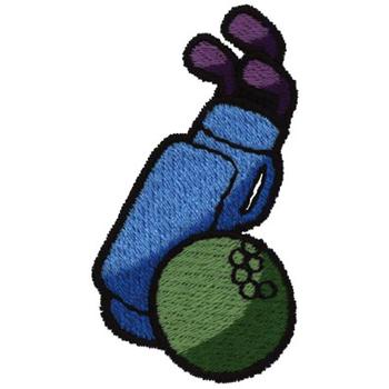 Golf Equipment Machine Embroidery Design