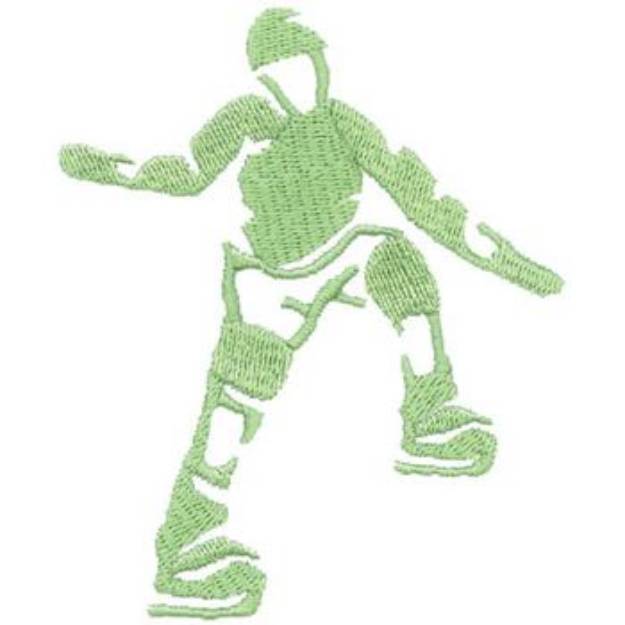 Picture of In-line Skater Machine Embroidery Design