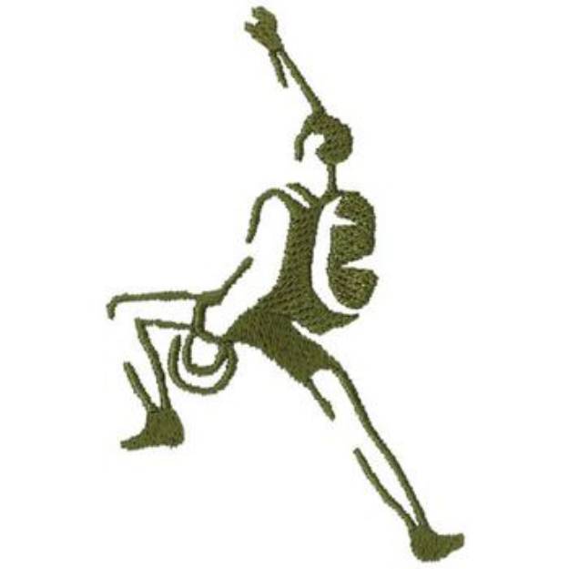 Picture of Rock Climber Machine Embroidery Design