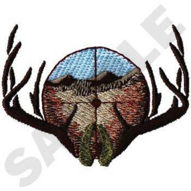 Picture of Deer Hunting Machine Embroidery Design