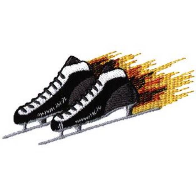 Picture of Speed Skates Machine Embroidery Design
