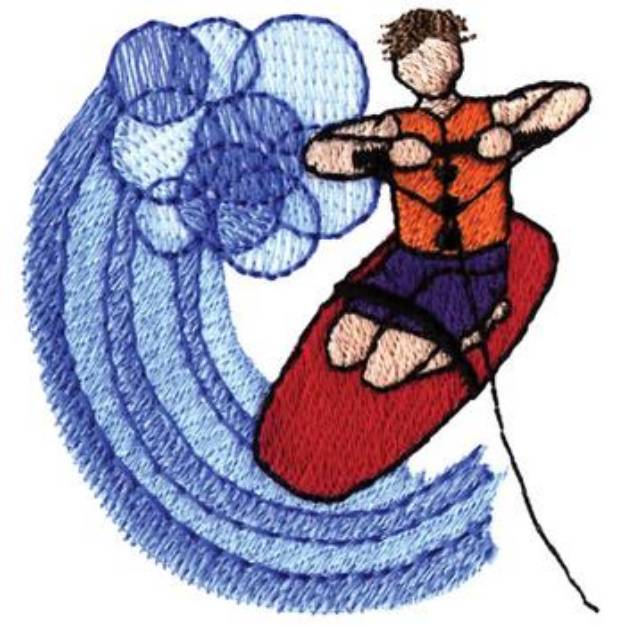 Picture of Knee Boarder Machine Embroidery Design