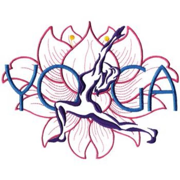 Picture of Lg Yoga Logo Machine Embroidery Design