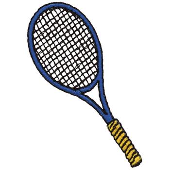 Tennis Racquet Machine Embroidery Design
