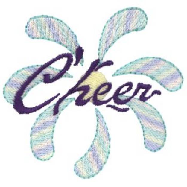 Picture of Cheerleading Logo Machine Embroidery Design