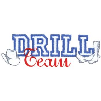 Drill Team Machine Embroidery Design