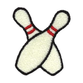 Crossed Pins Machine Embroidery Design
