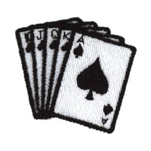Picture of Royal Flush Machine Embroidery Design