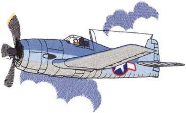 Picture of F 6 F Hellcat Machine Embroidery Design