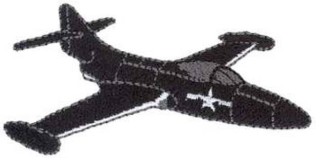 Picture of F9F-2 Panther Machine Embroidery Design