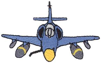 A-4 Skyhawk Machine Embroidery Design