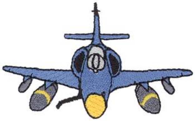 Picture of A-4 Skyhawk Machine Embroidery Design