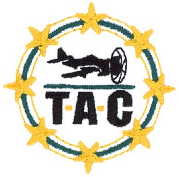 Picture of Tactical Air Command Machine Embroidery Design