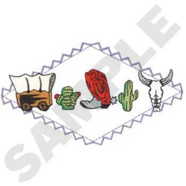 Picture of Southwest Motif Machine Embroidery Design