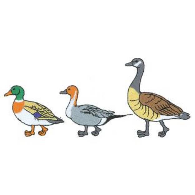 Picture of Duck Duck Goose Machine Embroidery Design