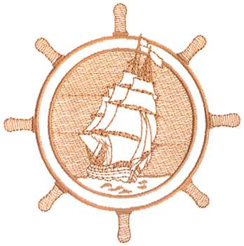 Large Nautical Design Machine Embroidery Design