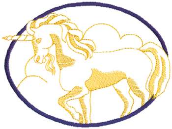 Small Unicorn Machine Embroidery Design