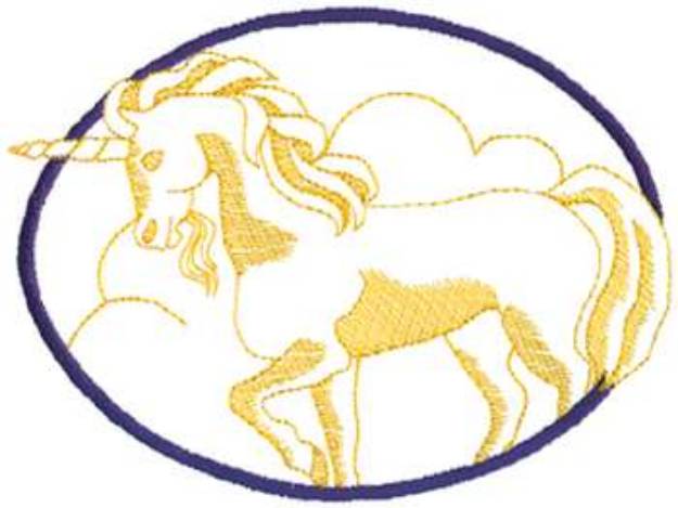 Picture of Small Unicorn Machine Embroidery Design