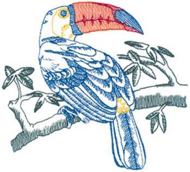 Picture of Small Toucan Machine Embroidery Design