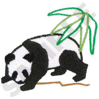 Panda Machine Embroidery Design