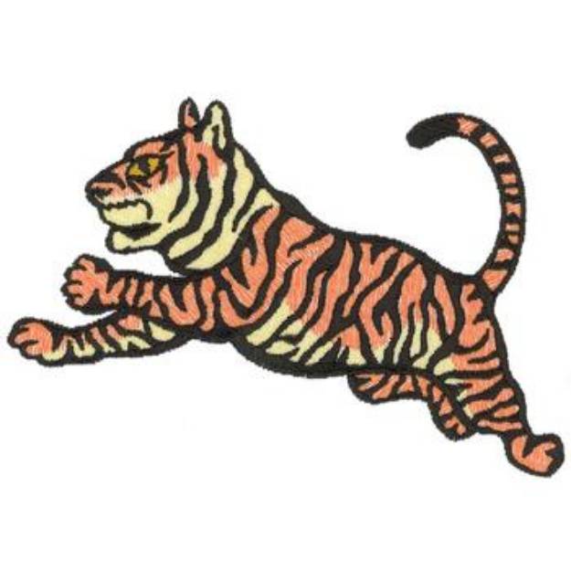Picture of Oriental Tiger Machine Embroidery Design