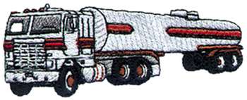 Semi Tanker Machine Embroidery Design