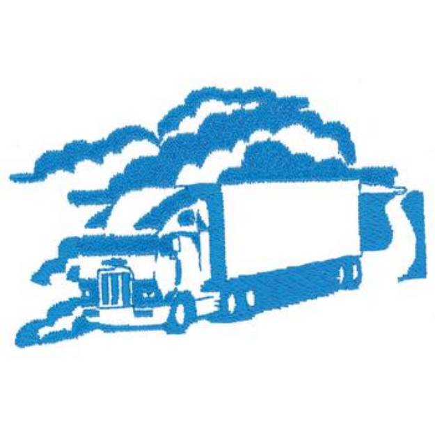 Picture of Cab Over Truck Machine Embroidery Design