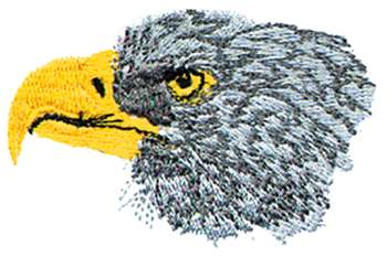 2 Inch Eagle Head Machine Embroidery Design