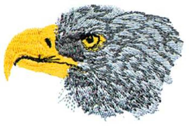Picture of 2 Inch Eagle Head Machine Embroidery Design