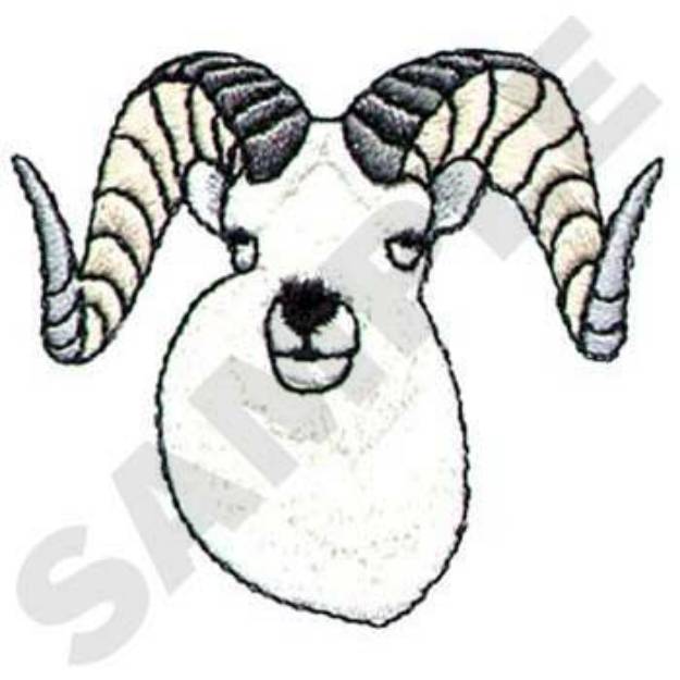 Picture of Dall Sheep Machine Embroidery Design