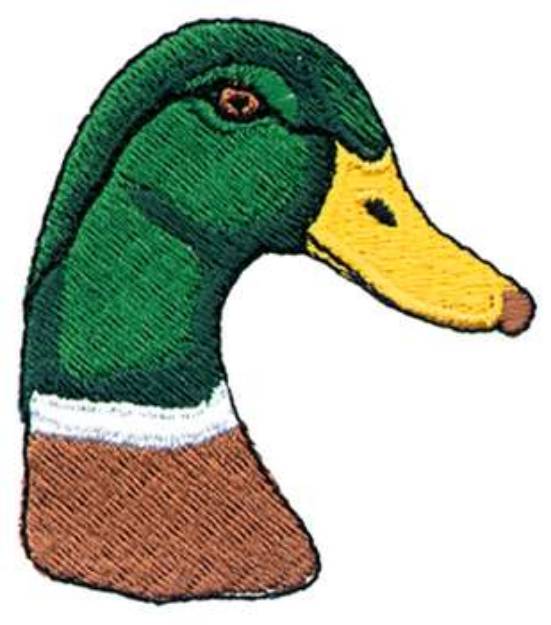 Picture of Mallard Duck Machine Embroidery Design