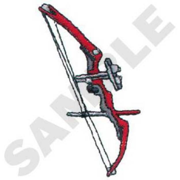 Picture of Compound Bow Machine Embroidery Design