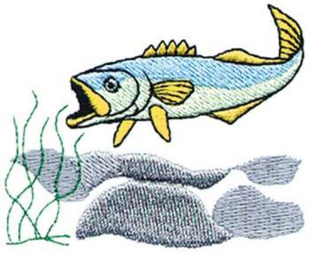 Picture of Bluefish Machine Embroidery Design