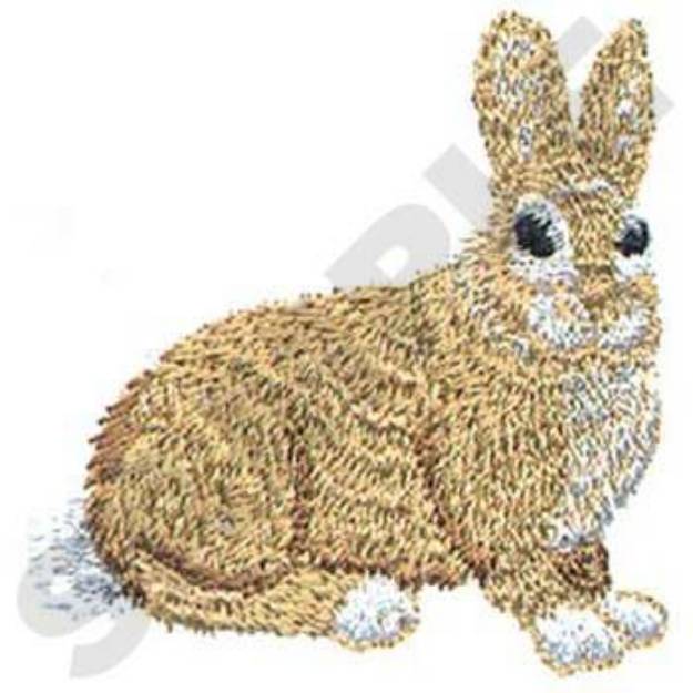 Picture of Cottontail Rabbit Machine Embroidery Design