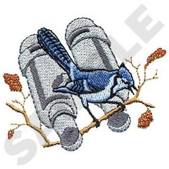 Birdwatching Logo Machine Embroidery Design