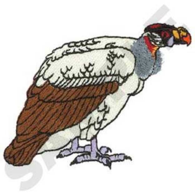 Picture of King Vulture Machine Embroidery Design