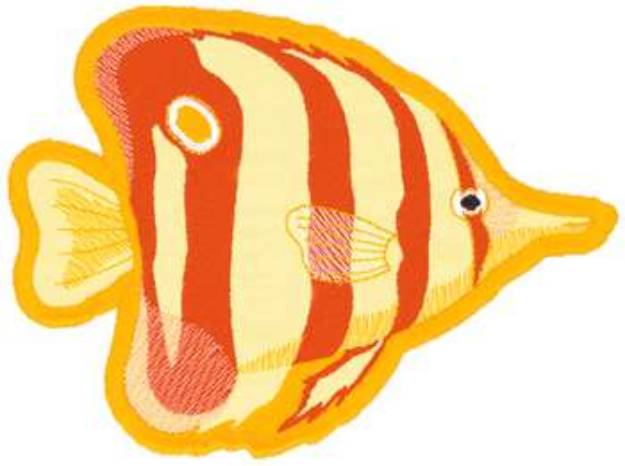 Picture of Fish Applique Machine Embroidery Design