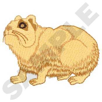 Guinea Pig Machine Embroidery Design