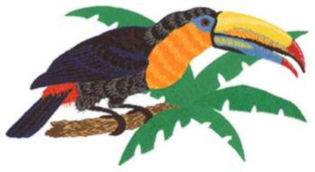 Picture of Large Toucan Machine Embroidery Design