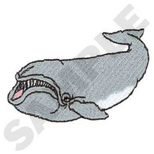 Picture of Right Whale Machine Embroidery Design