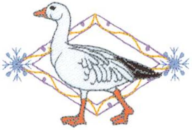 Picture of Snow Goose Machine Embroidery Design